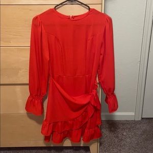 Red Wrap Dress